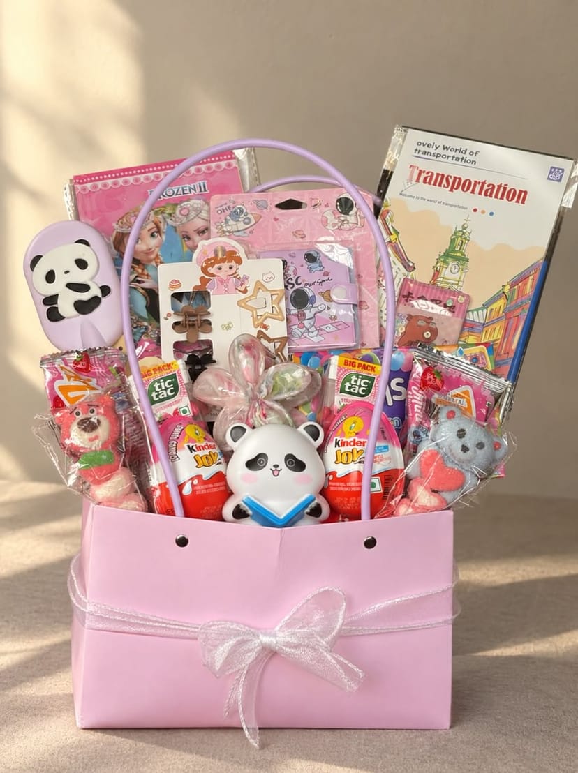Pink Kids Hamper - Image 1